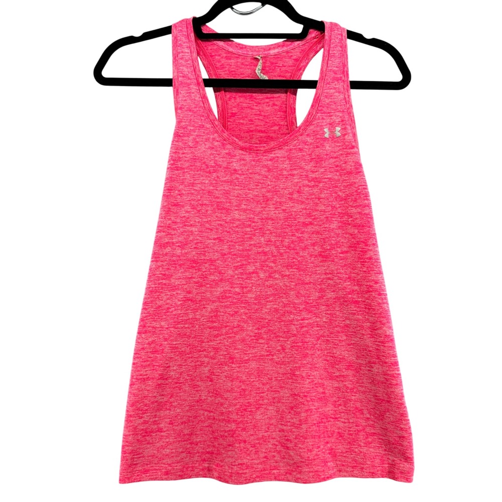 Under Armour Tank Top Racerback‎ Athletic Workout Sleeveless Pink Size S